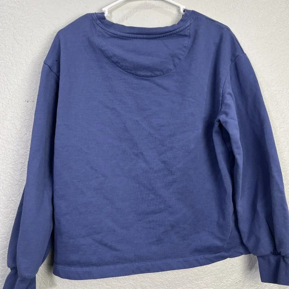 Patagonia Sweatshirt Womens M Blue Regenerative Organic Cotton Crew Neck Relaxed - Picture 2 of 5